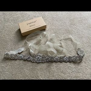 Bridal gown belt
